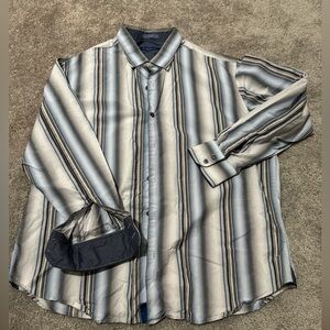 Tommy Bahama Navy and White  Shirt